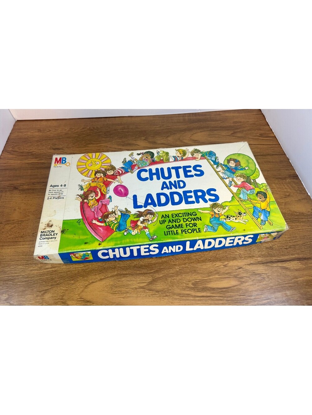 Vintage 1979 Chutes and Ladders Board Game Milton Bradley #4555 Complete